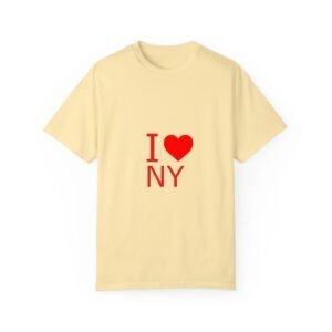 I Love customizable unisex garment-dyed t-shirt